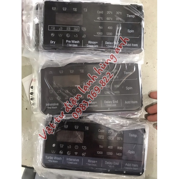 Mặt phím bấm cảm ứng máy giặt LG cửa ngang các loại  ,vật tư điện lạnh hùng anh