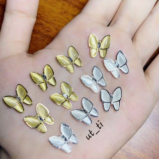 charm bướm đá nail- bướm đá mắt mèo lớn mã 33