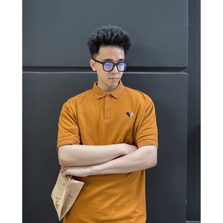 POLO LOGO tan - ÁO POLO basic CHUỘT TRẮNG