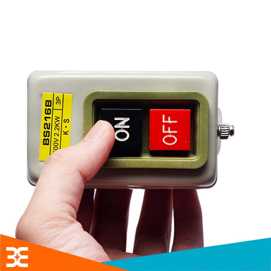 Công Tắc Nút Nhấn 3 Pha 380V 2.2KW BS216B