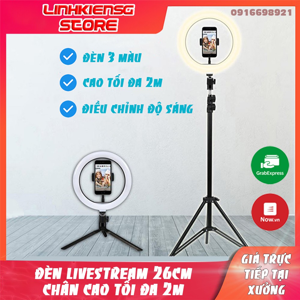 💡💡Đèn Led Live Stream ,livestream Hỗ trợ ánh sáng Chụp Ảnh, Make Up Trang Điểm, Chụp ảnh sản phẩm. 3 Chế Độ Sáng