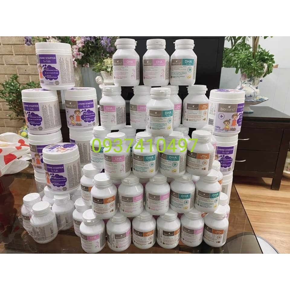 Date 2025 mẫu mới-Viên Kẹo Dha cho bé của Úc biosland 60 Viên