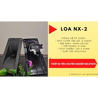 Loa NX-2 dụ chim yến MIILOTECH