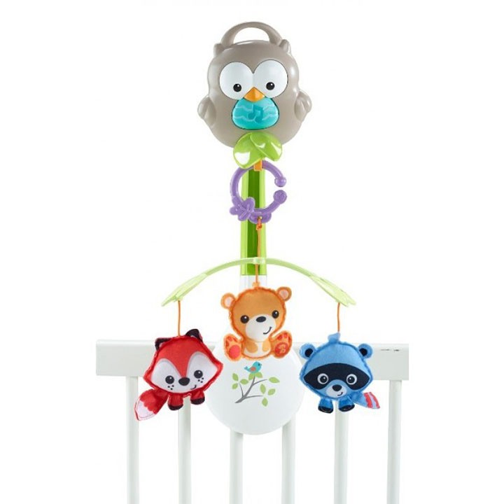 Treo Nôi Fisher Price Đa Năng 3 In 1 - Hình động vật