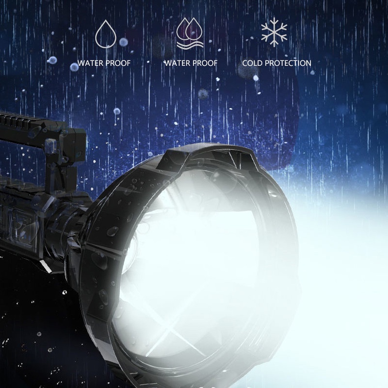 Đèn Pin LED Cầm Tay Siêu Sáng Chống Thấm Nước Có Thể Sạc Lại Bằng Cổng USB