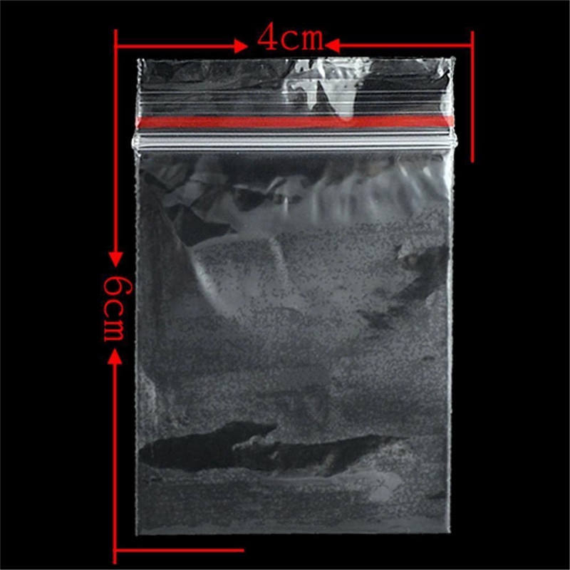 100 Túi nhựa zip tiện dụng bảo quản thức ăn