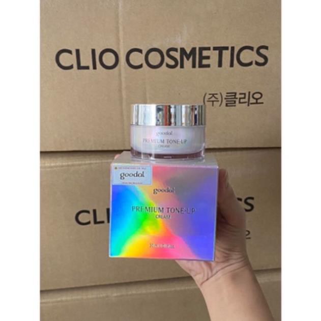 Kem Dưỡng Trắng Da và Nâng Tone Ốc Sên Goodal Premium Snail Tone Up Cream 30ml