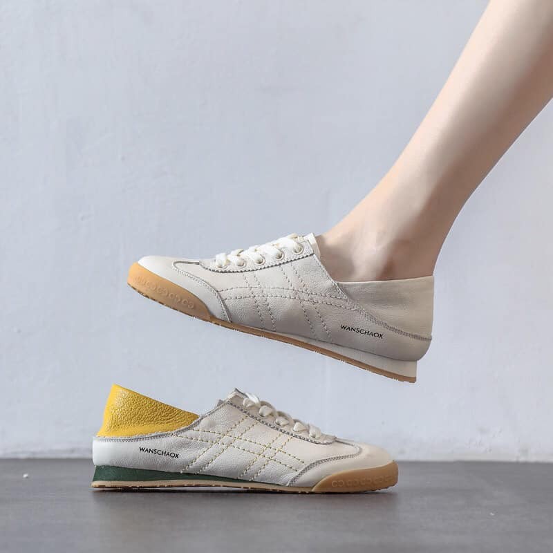 Giầy Sneaker nữ da thật Quảng Châu (size 35)