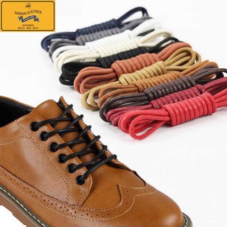 Bộ 2 Dây Giày Loại Tròn Trơn Có Phủ Sáp chống nước 80cm/90cm