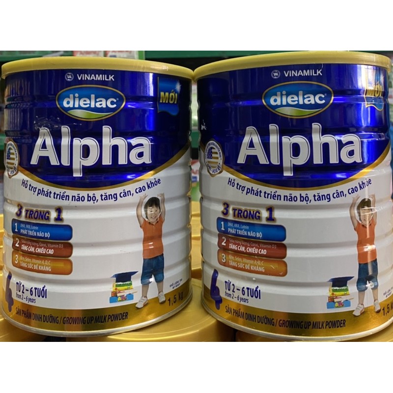 Sữa bột Dielac Alpha số 4 1,5kg