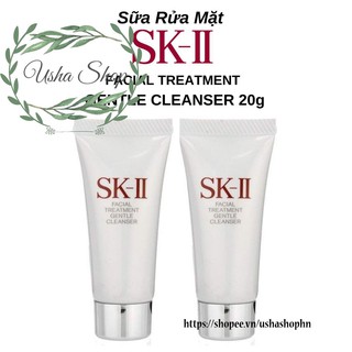 Sữa Rửa Mặt SK-II FACIAL TREATMENT GENTLE CLEANSER 20g - Da sạch sâu, trắng sáng rạng ngời
