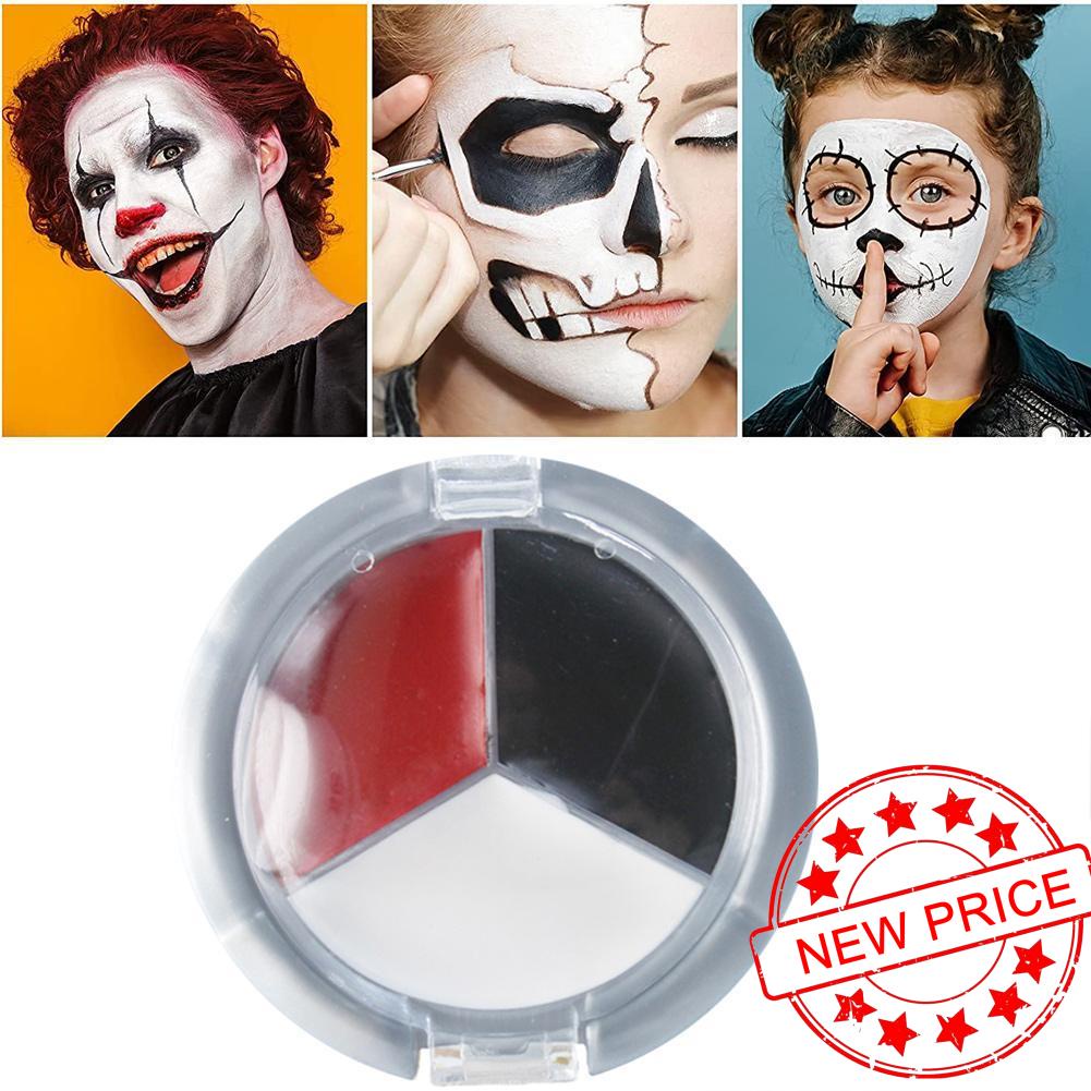 Màu trang điểm ba màu gốc dầu tạo hiệu ứng cho mắt/ môi trang điểm chú hề