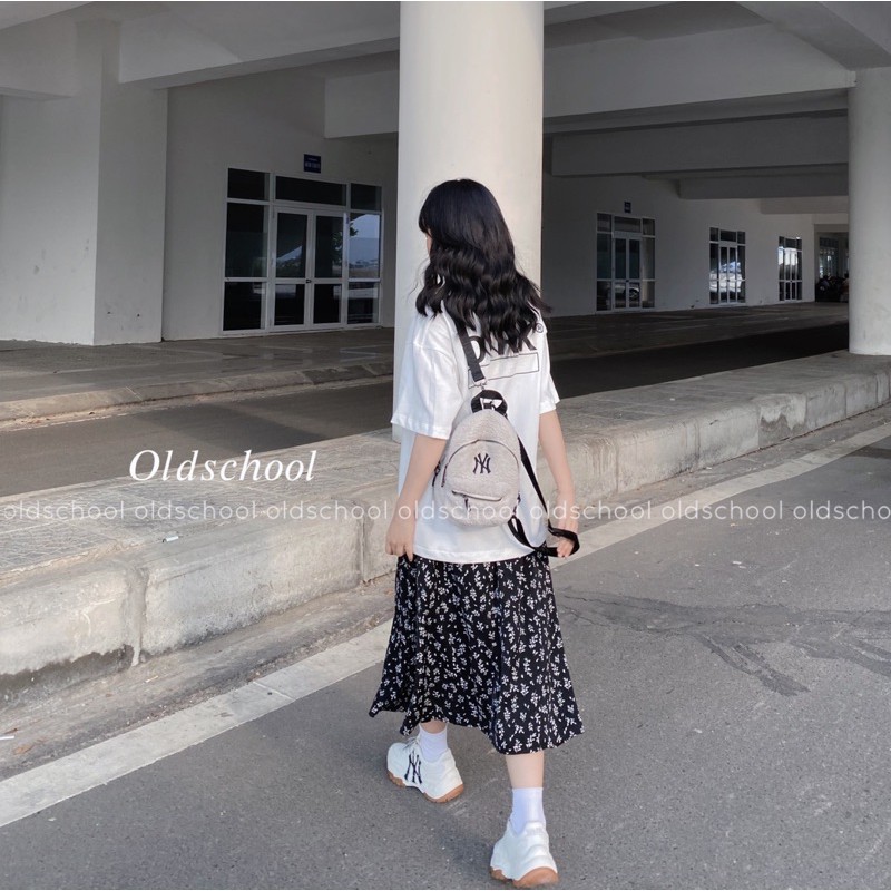 CHÂN VÁY HOA ULZZANG CẠP CHUN (ảnh thật/sẵn)