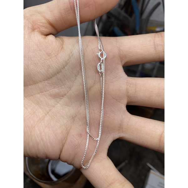 Dây chuyền bạc 950 mặt moonstone!