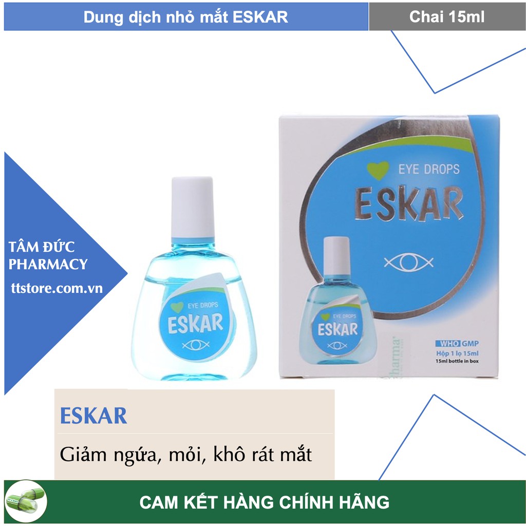 DUNG DỊCH NHỎ MẮT ESKAR