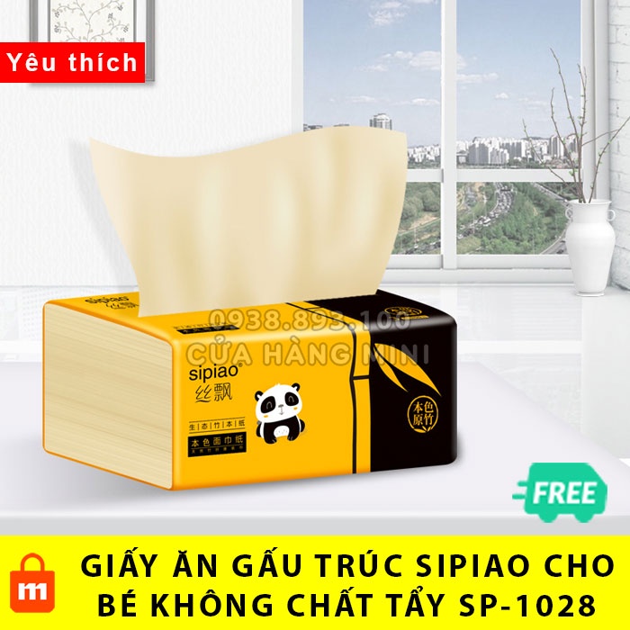 Combo 5 Gói Giấy Ăn Cho Bé Sipiao (Khăn Giấy Cho Bé) - SP1028