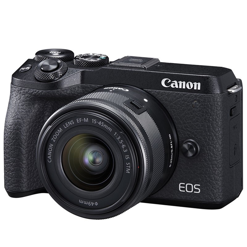 Máy ảnh Canon EOS M6 Mark II EF-M15-45mm F/3.5-6.3 IS STM - Chính Hãng Lê Bảo Minh