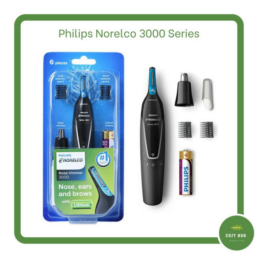 GIÁ CHI HOM NAY [FREESHIP 70K] Máy tỉa lông mũi Philips Norelco (Xanh Đen) GIÁ CHI HOM NAY