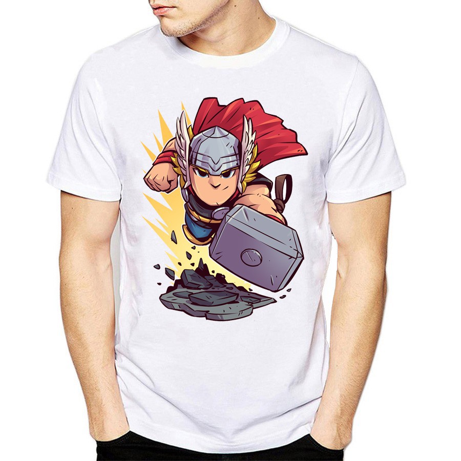 [Siêu Hot] Áo thun Marvel in hình Thor Chibi - Form rộng BIGSIZE AZ F1933