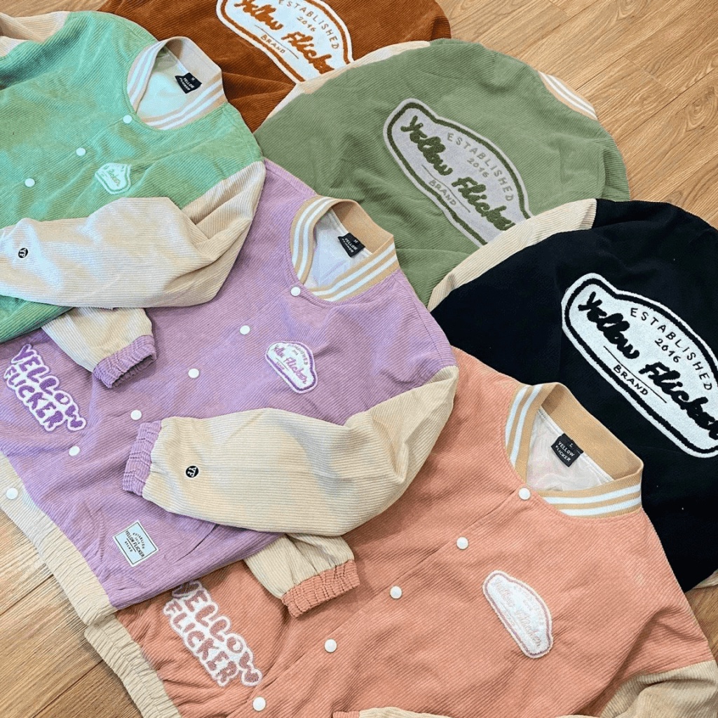 Áo khoác Nhung Gân Cao Cấp Kiểu Chất Dày Dặn In Nổi Chữ Kèm Logo ( Đủ màu+ hình thật ) TP114 [NewUnisex]