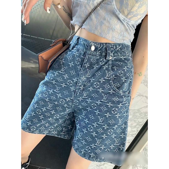 Quần Jean Ngố Ống Rộng Họa Tiết Vl Hot Trend