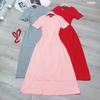 Đầm thun maxi phom dài
