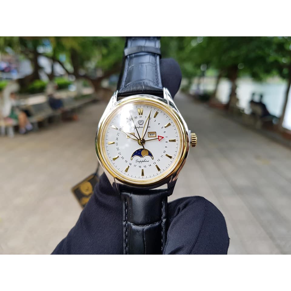 Đồng Hồ Nam Olympia Star Moonphase OP98022-80MSK Chính Hãng