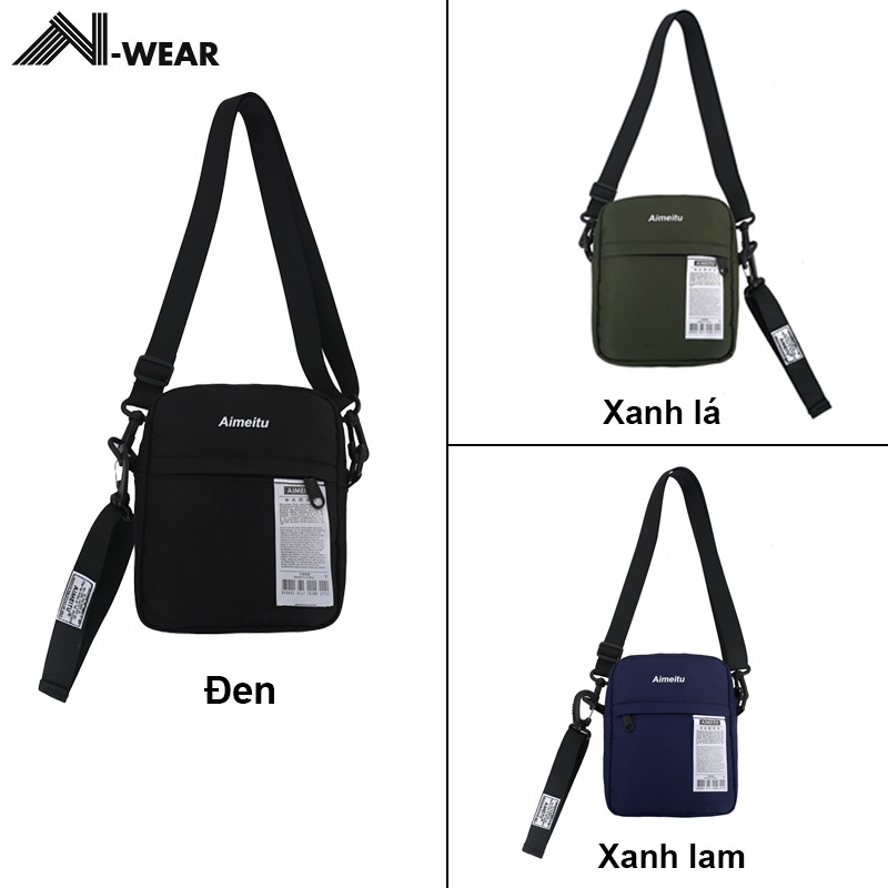 Túi đeo chéo mini nam cao cấp chống thấm nước, Túi nam đeo chéo đi học, đi chơi, du lịch, dã ngoại TC1518