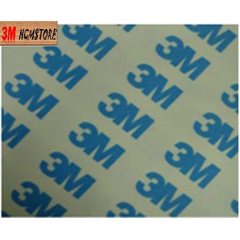 3M 90775 Sticker vuông 40mm BĂNG KEO HAI MẶT siêu dính chuyên dán cố định bề mặt giấy, decal như dán logo, tem nhãn máy