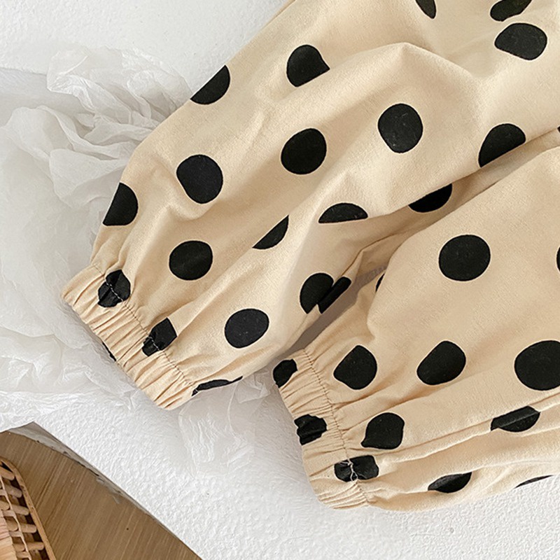 Quần lưng thun ống rộng thoáng khí cho bé gái