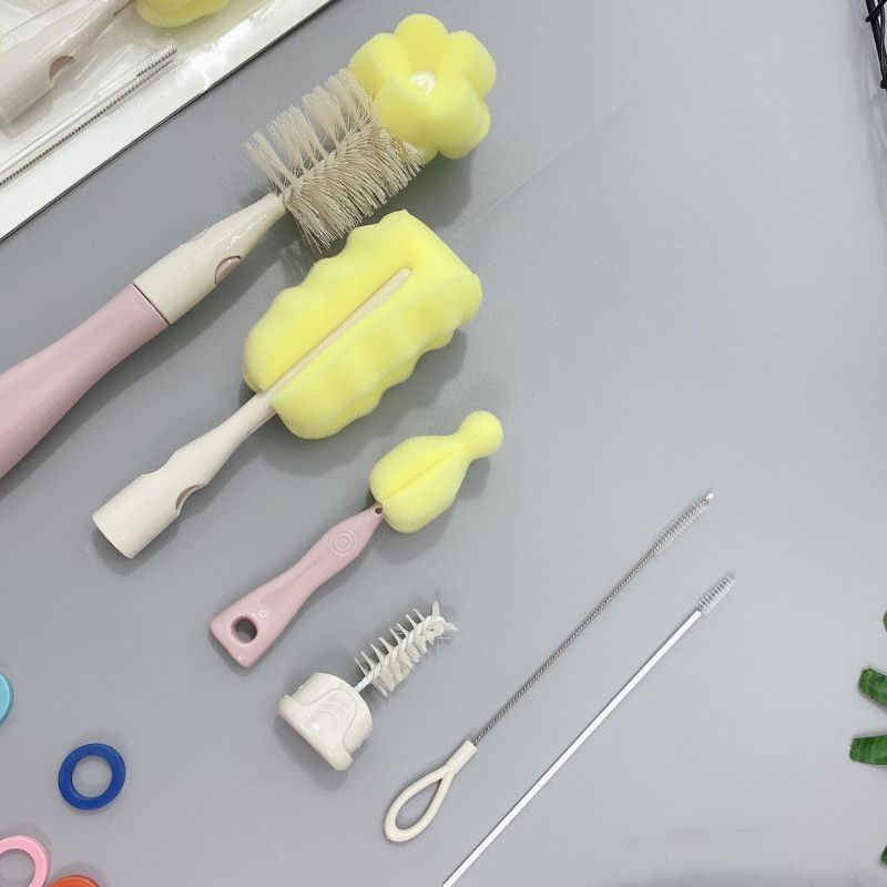 Cọ bình sữa 6 chi tiết Moonship siêu đẹp