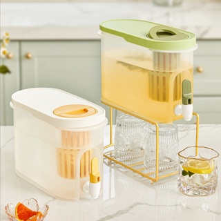 Bình nước lọc trà 3,9L nhựa ABS an toàn, bình nước hoa quả để tủ lạnh mẫu mới nhất 2022