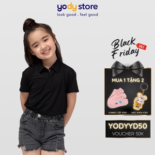 Áo polo trẻ em YODY chất liệu coolmax mềm mịn thoáng mát KID3056 !