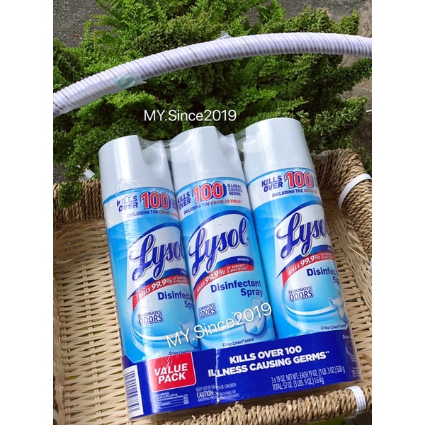 (Bill Costco Mỹ) CHAI XỊT DIỆT VI KHUẨN LYSOL 538gr