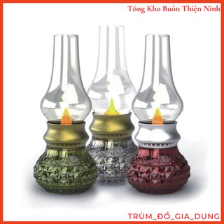 Đèn dầu điện tử cảm ứng thổi bật tắt