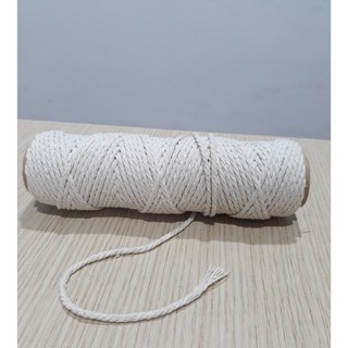 30m dây macrame xoắn ngà 3mm