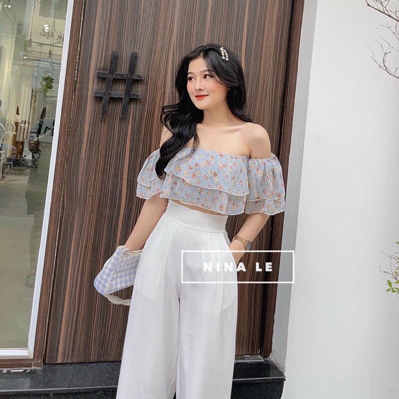 Quần Đũi Ống Rộng Nữ Lưng Cao Cạp Trước Chun Sau Dễ Mặc | BigBuy360 - bigbuy360.vn