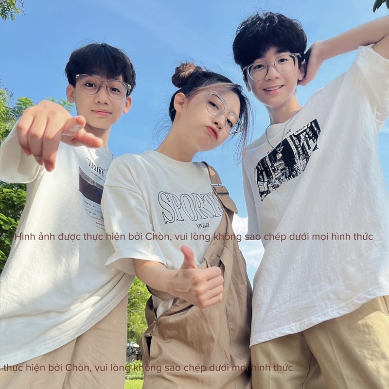 Áo thun 3158 MÀU TRẮNG hàng loại 1 chất dày dặn Unisex CHÒN CLOTHING