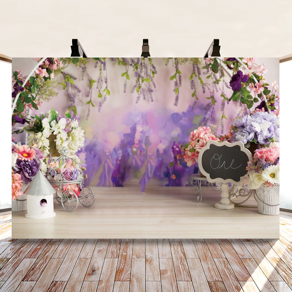 Indoor Photography Background for Photo Studio Green Jungle Flower  Decorative Backdrop for Newborn and Baby Birthday Party | Shopee Việt Nam