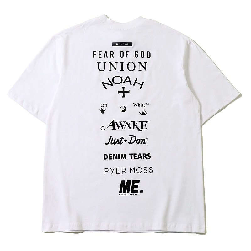 Áo Thun Tay Ngắn Dáng Rộng In Chữ Thời Trang Đường Phố