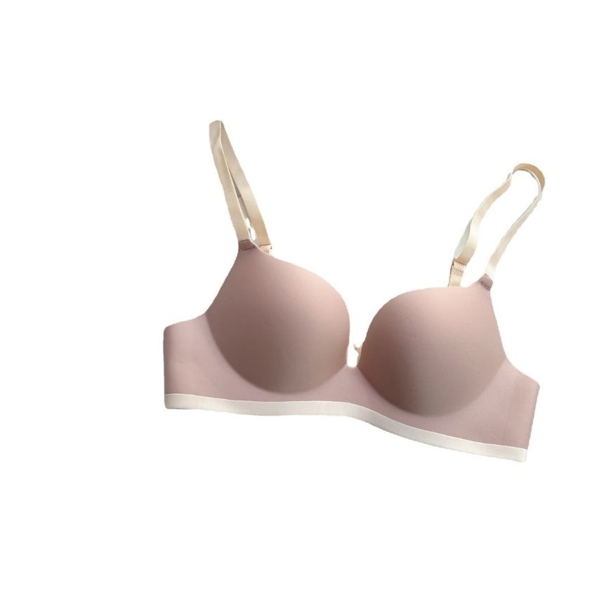 Áo ngực nữ không gọng nữ đúc su trơn mềm mịn không đường may mút dày 2cm nâng ngực chống chảy xệ Cao Cấp A729