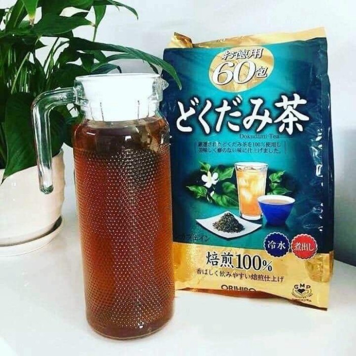 TRÀ DIẾP CÁ CỦA NHẬT ORIHIRO (60 GÓI/TÚI) - HÀNG NỘI ĐỊA NHẬT, DATE 06/2023