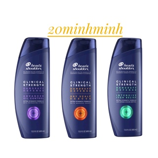 [DATE MỚI] Dầu Gội Head & Shoulders Clinical Strength 400ml - MỸ- Mẫu mới nhất.