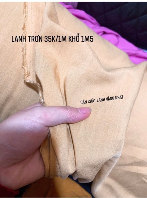 Vải lanh 7 mẫu 35k/1m khổ 1m5