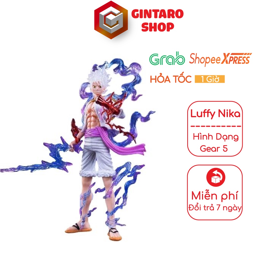 One Piece: Mãn nhãn với loạt ảnh "god Luffy" sau khi thức tỉnh Zoan thần  thoại mô hình Nika