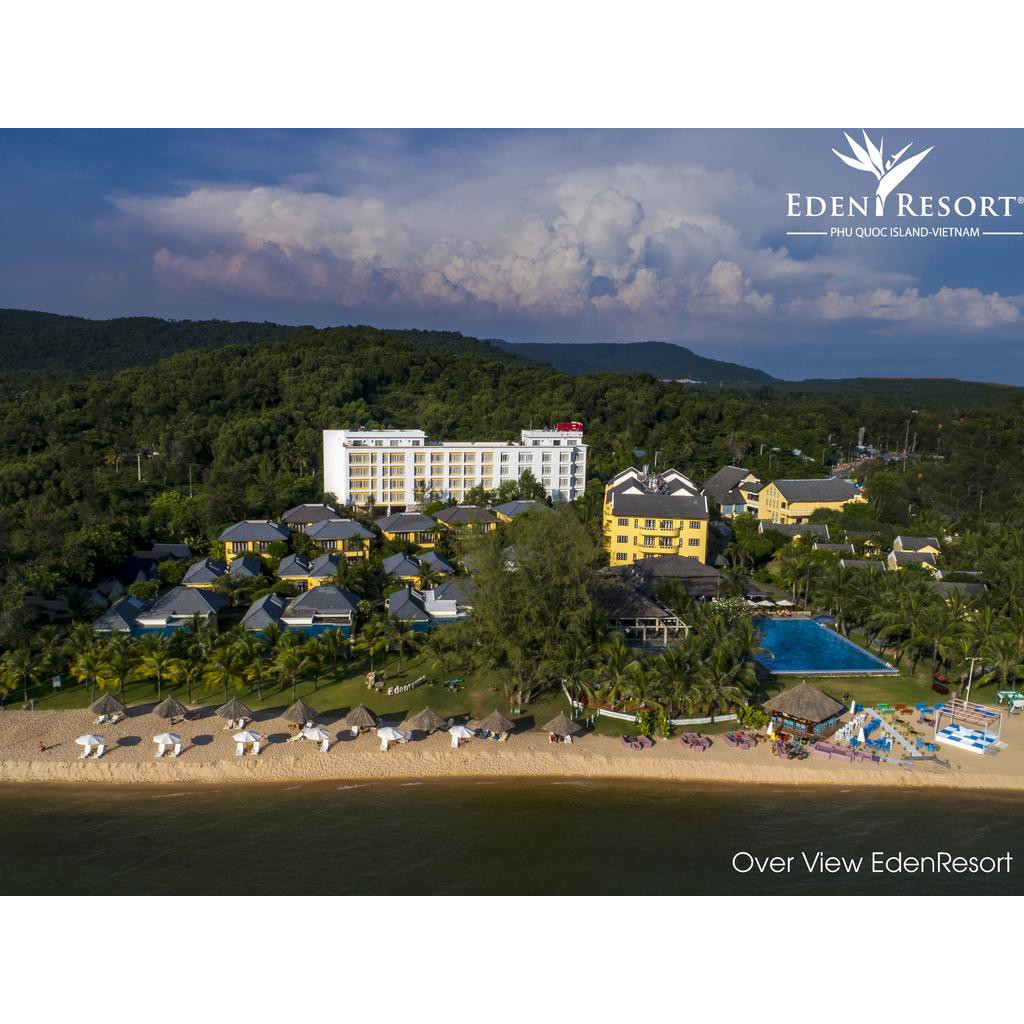 Voucher Eden resort 4* Phú Quốc chỉ 550k/người/2N1Đ