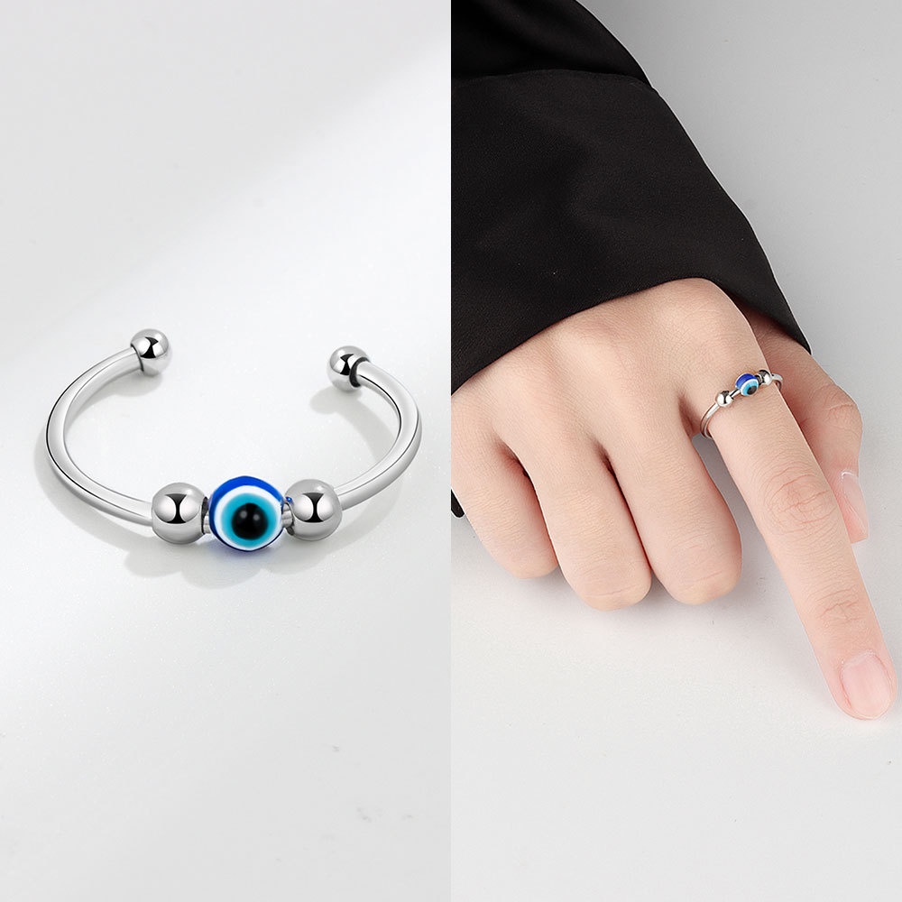 Nhẫn Xoay Có Thể Điều Chỉnh Đính Đá Zircon Hình Hoa / Ong Dễ Thương Cho Nữ