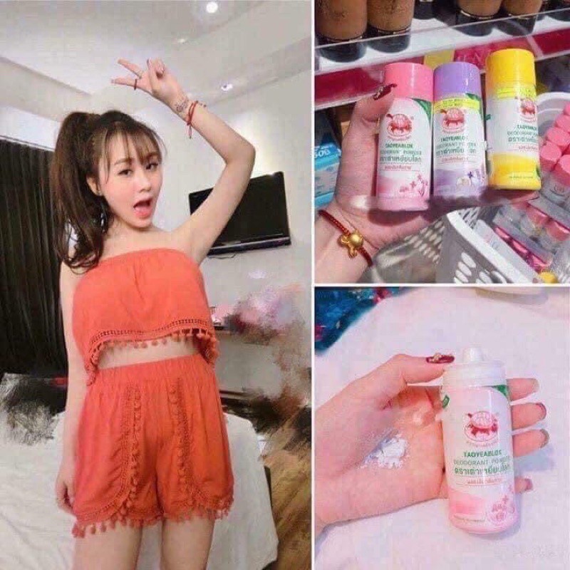 Phấn Khử Mùi Con Rùa Taoyeablok Deodorant Powder Thái Lan