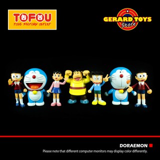 Mô hình đồ chơi nhân vật doraemon và những người bạn
