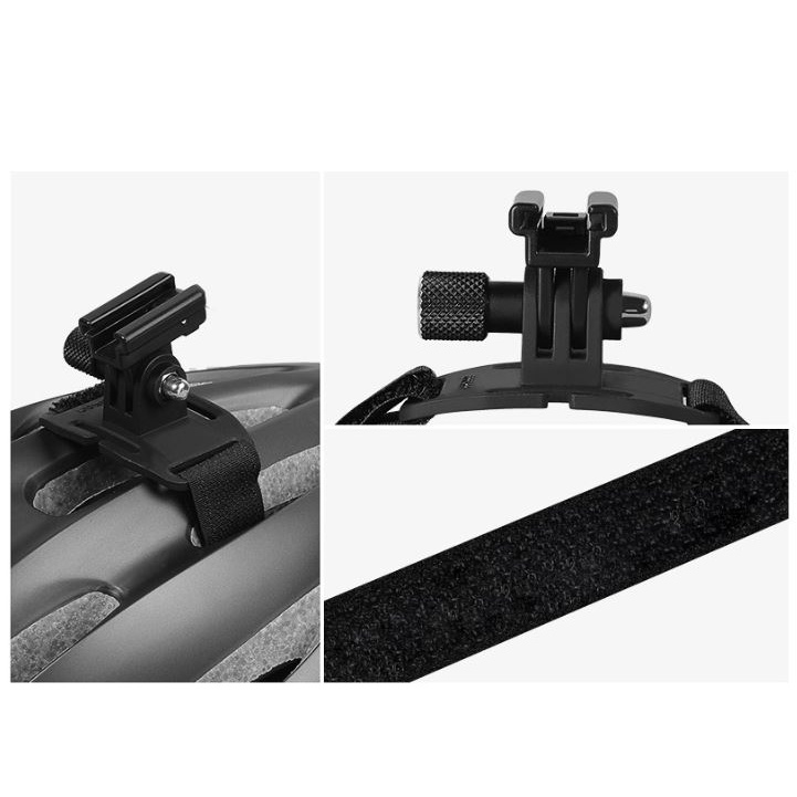 Bát gắn đèn Gaciron / Gopro lên nón bảo hiểm xe đạp Gaciron